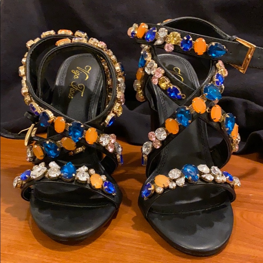 New Vigo Fiore gem Sandals.